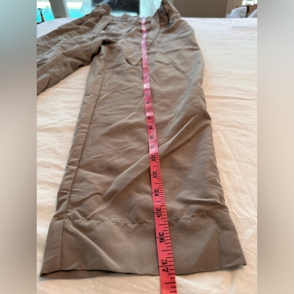 🎉Prologue Trousers W/Decorative Waistband & Sash Greige Color Size M - Picture 8 of 11